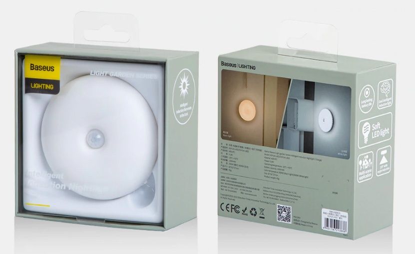 Baseus Luz LED noturna inteligente - LIQUIDAÇÃO

-Warm Light-Nova-24h