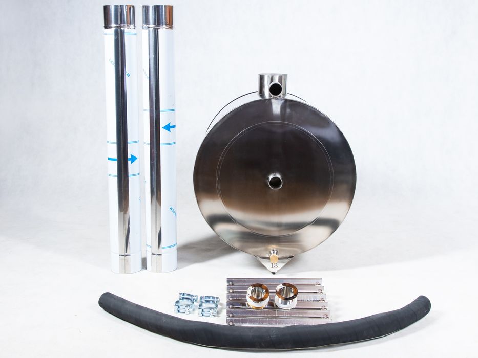 Piec cylindryczny DUŻY do balii ogrodowej/piec do basenu/jacuzi/bania