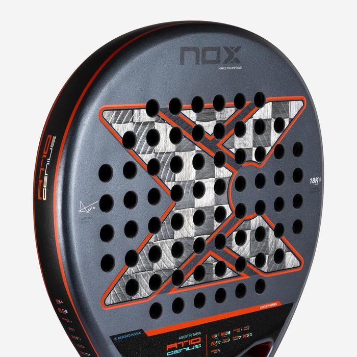 Raquete de padel Adulto - Nox at10 Genius 18K 2025 Agustin Tapia