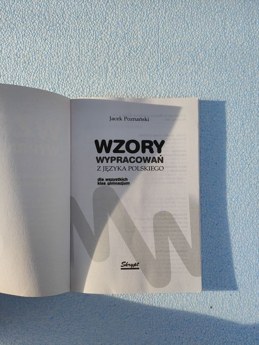 Wzory wypracowań z języka polskiego