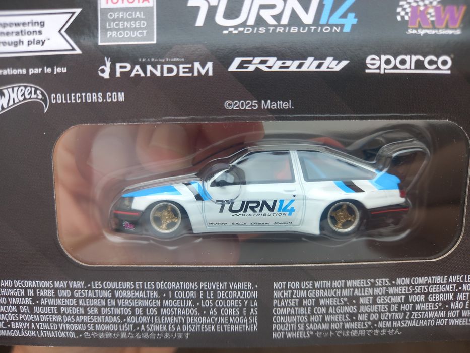 ミニカー Hot Wheels Elite 64 Toyota Corolla Levin HOT WHEELS ELITE 64 TOYOTA COROLLA LEVIN AE86 CUSTOM JCV06 1