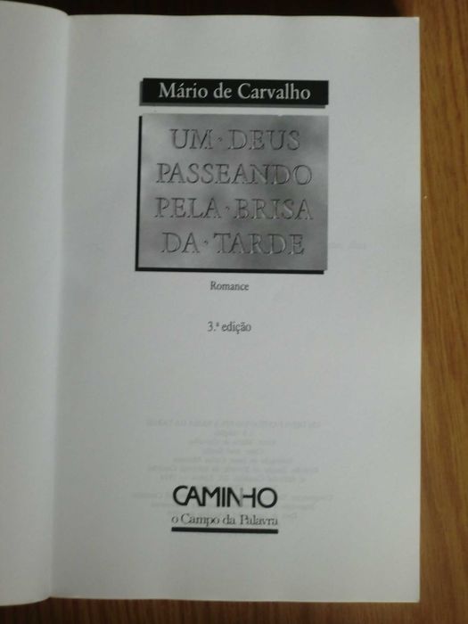 Um Deus Passeando pela Brisa da Tarde
de Mário de Carvalho