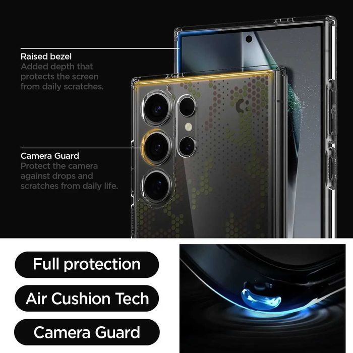 Чехол Spigen Ultra Hybrid для Samsung Galaxy S24 Ultra Digital Camo