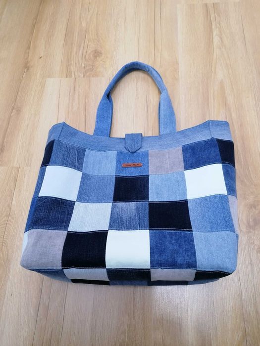 Niepowtarzalna torba z jeansu