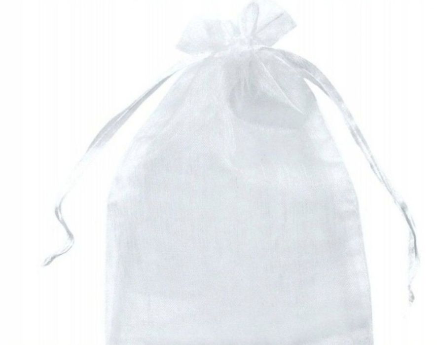 Woreczki z organzy 10x15 cm , 25 sztuk.