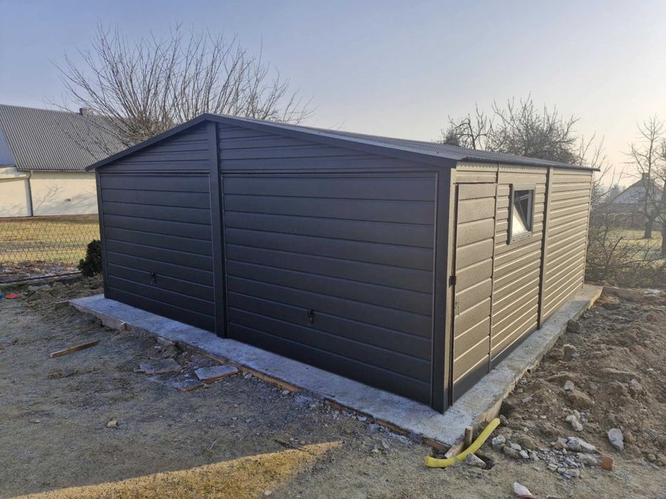 Garaz blaszany garaż blaszak garaże blaszane 6x6 7x5 6x6 7x6 5x7 9x6