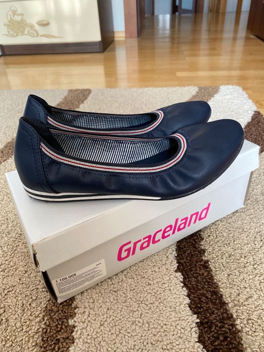 Baleriny 37 granatowe