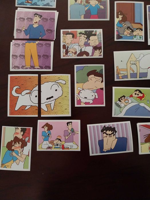 Lote 45 cromos autocolantes Shinchan, Panini