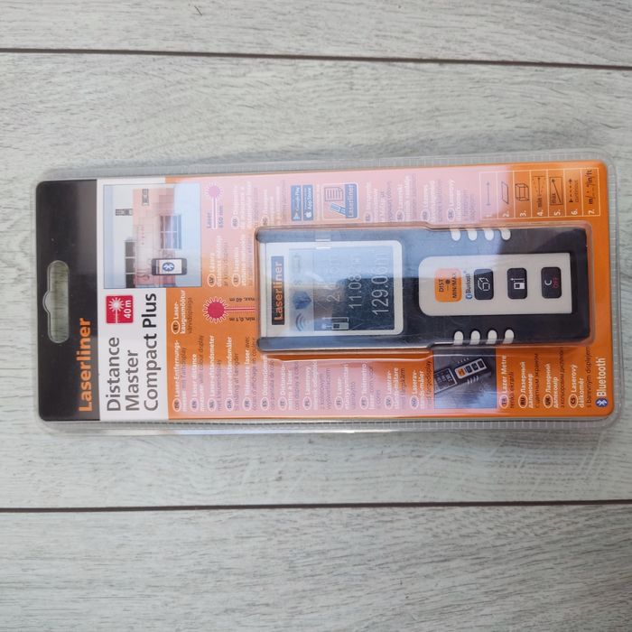 NOWY dalmierz Laserliner Distance Master COMPACT PLUS Bluetooth 40m