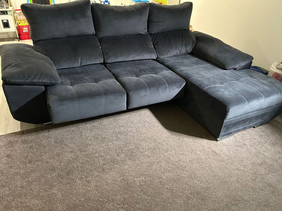 Sofa 3 lugares com chaise longue