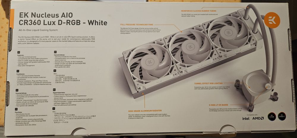 EKWB AIO CR360 Lux D-RGB White