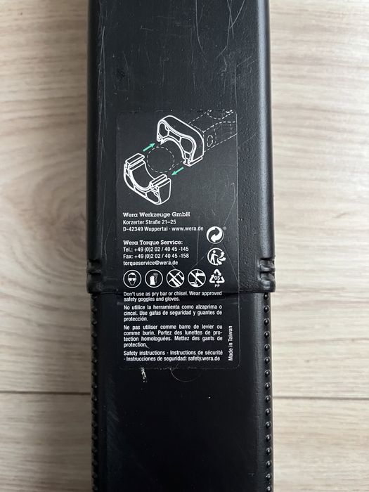 Динамометрический ключ Wera Click-Torque C3 r/l 1/2"