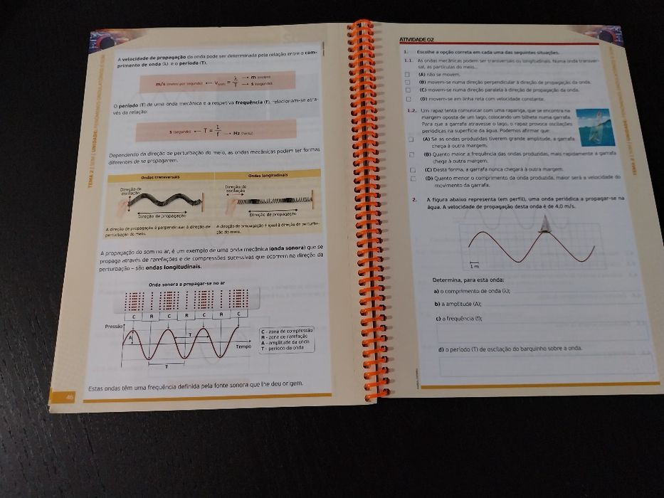 Caderno de atividades de Físico- Química 8° ano
