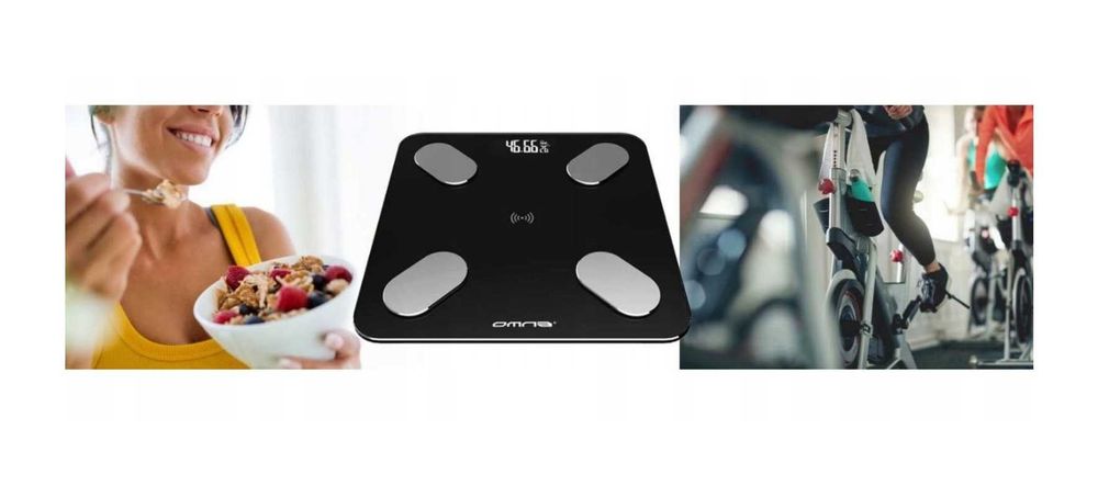 Waga łazienkowa analityczna SLIM 180 kg SMART+ 17w1