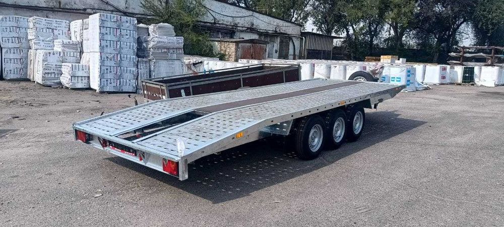 Прицеп эвакуатор. Лафет евакуатор. Трехвісний.