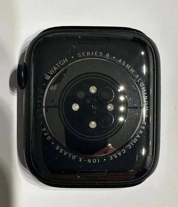 Apple Watch S 8 GPS 45 mm | bez rys  82% pelny komplet