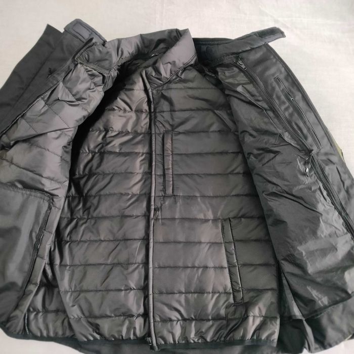 Casaco trail adv 2 em 1 c/proteções 3 camadas inverno/verão mota novo