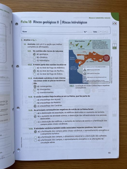 Manual + Caderno de Atividades de Geografia – 9.º Ano