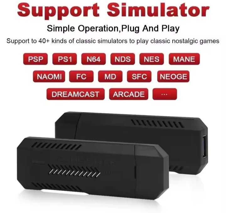 Consola de Jogos Retro Game Stick 4K Lite. Novas com garantia de fábri