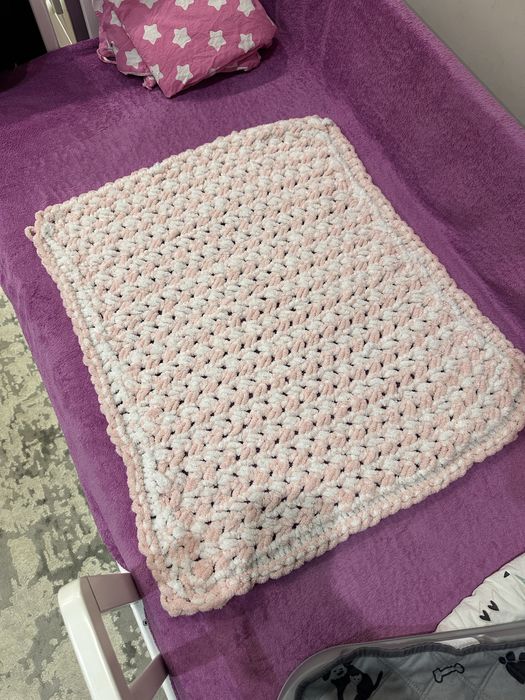 Плед дитячий вʼязаний 65*75