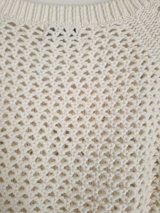 Sweterek ażurek biały F&F rozm. 38 / M