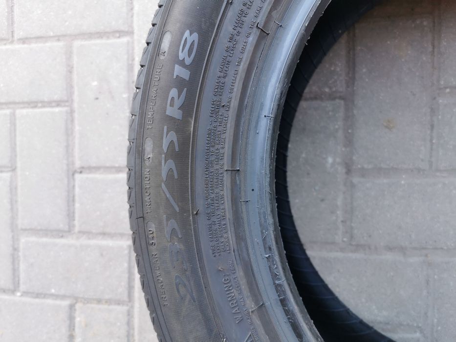 Komplet opon 235/55R18 100V Michelin Primacy 3ST z 2019r.
