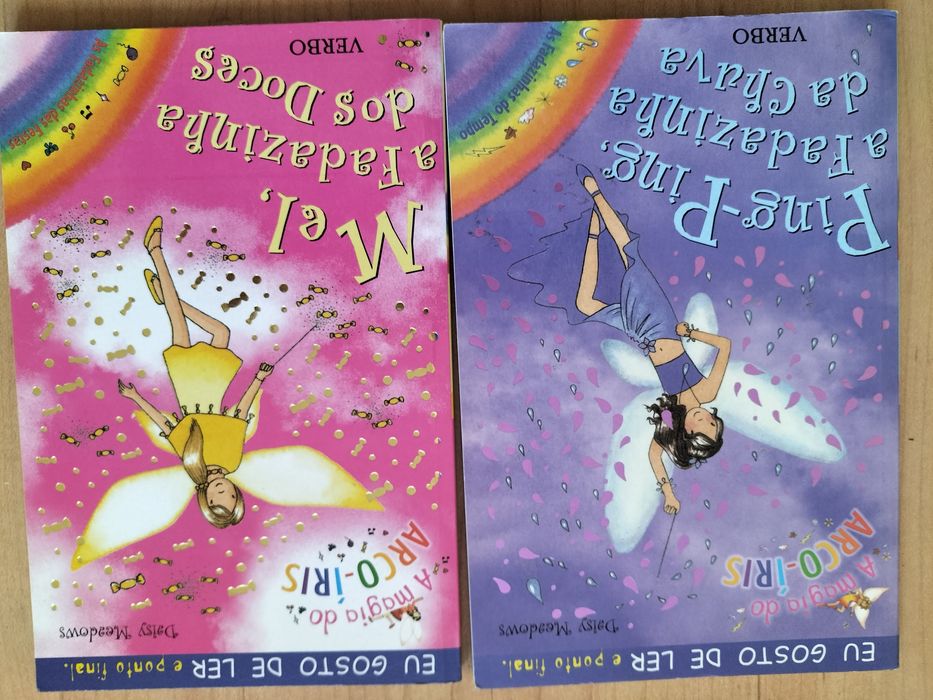 2 Livros coleção A magia do Arco-íris