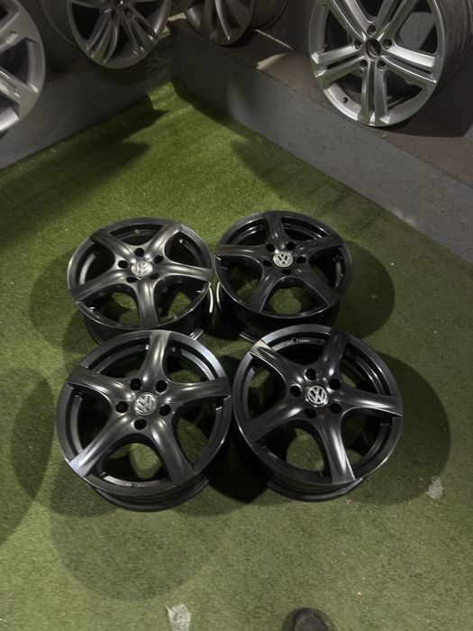 Диски титани 5:112R16 Volkswagen Skoda Audi комплект оригінал склад б/у