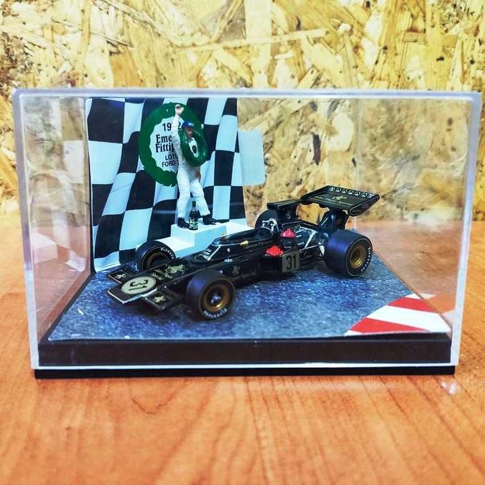 World Champion F1 Lotus 72D 31-Emerson Fittipaldii 1972 escala 1:43 edição limitada