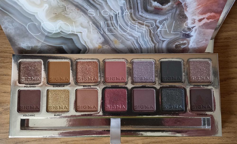 Sigma Cool Neutrals paleta cieni