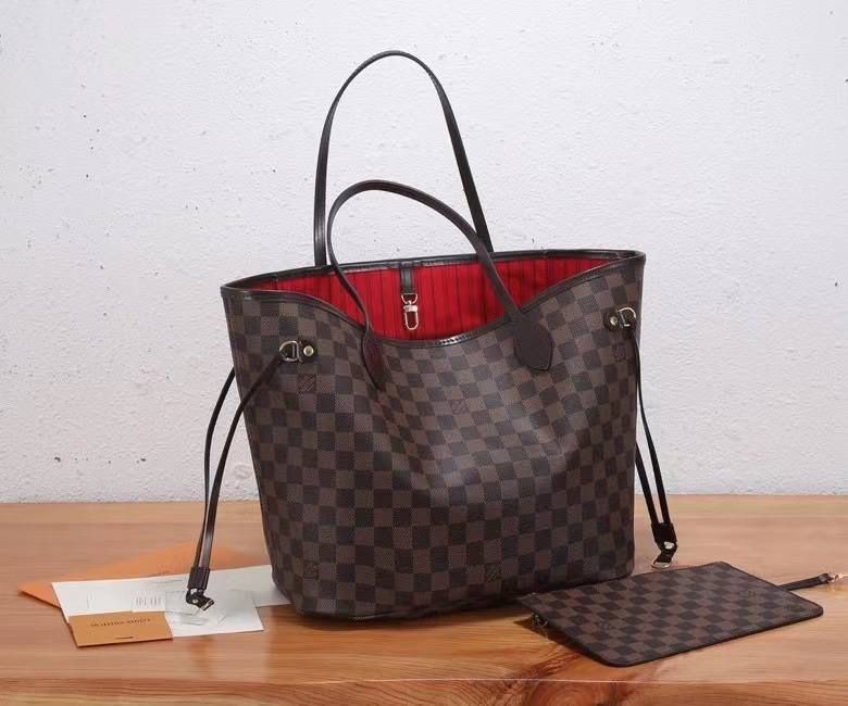 Сумка жіноча Луі Вітон Neverfull шкіряна