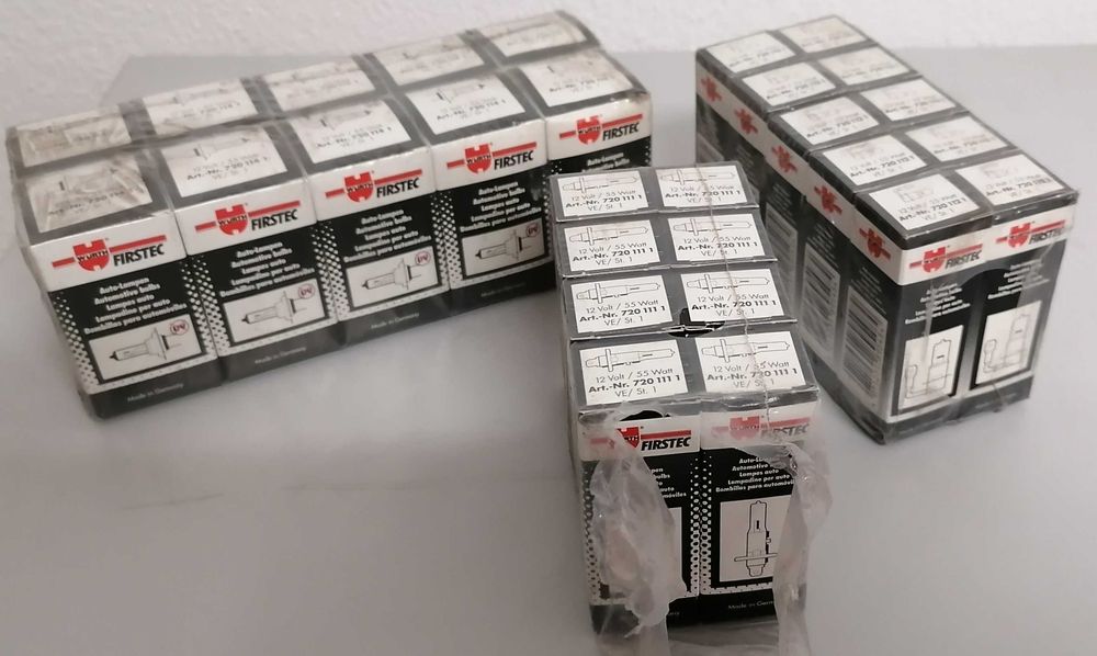 Lampadas 12v , 55w,  mod 720 111/112/114,  o lote todo por 20€