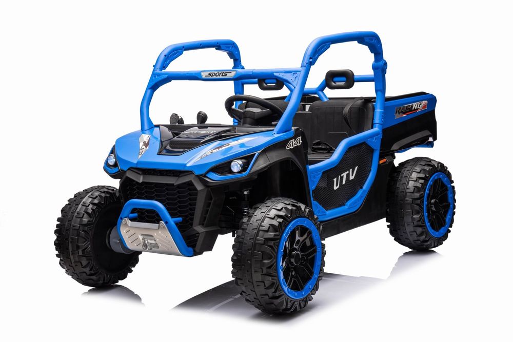 +Kluczyk 4x4 24V Auto na akumulator Farmer Truck UTV Racing Niebieski