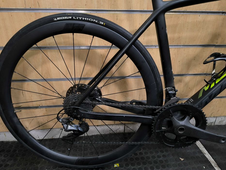 Bicicleta Merida scultura carbono disc