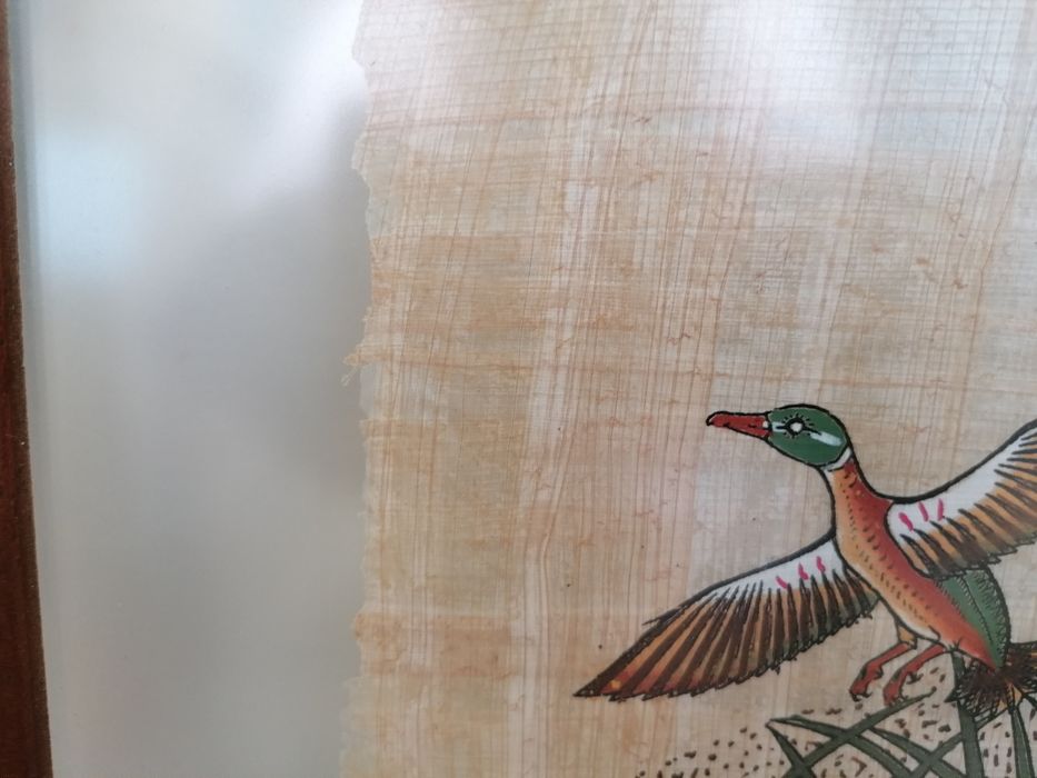 Quadro imitação de papiro