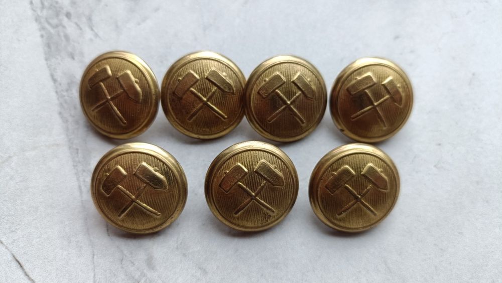 Guzik górniczy duży