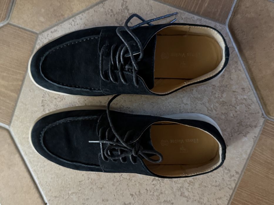 Мокасіни дитячі підліткові чоловічі натуральна замша Lois Viktor