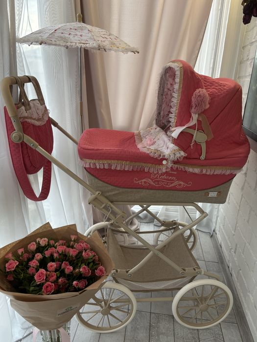 Коляска и кукла Реборн DeCuevas, модель Мартіна 82033.
