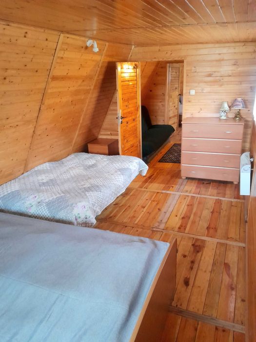 Wynajem Radzyń Sława  domek nad jeziorem Leśna Chatka 8-11 osób