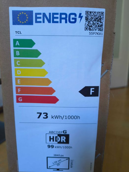 NOWY Telewizor TCL 55" Q LED TV Google TV
