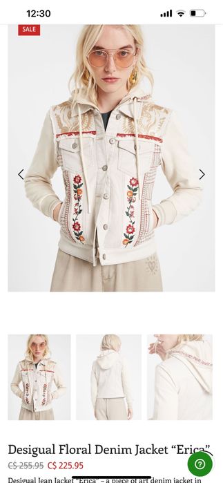 Desigual nowa kurtka damska dżinsowa patchwork kolorowa katana bluza