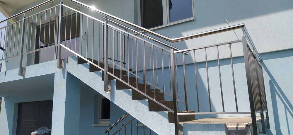 Balustrady nierdzewne i szklane, inox Skawina, Myślenice, Kraków