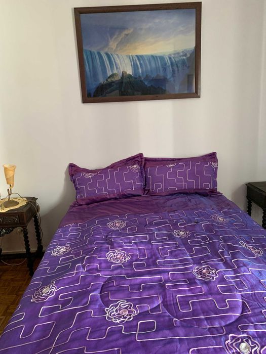 Colcha fantástica cor fresca 2 lados pode ser usada   muito bom estado