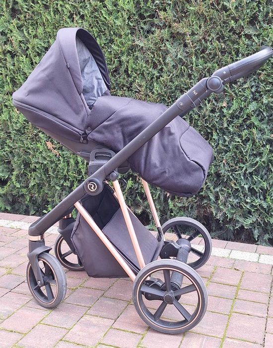 Wózek Roan IVI Raven Rose Gold Mat 2w1