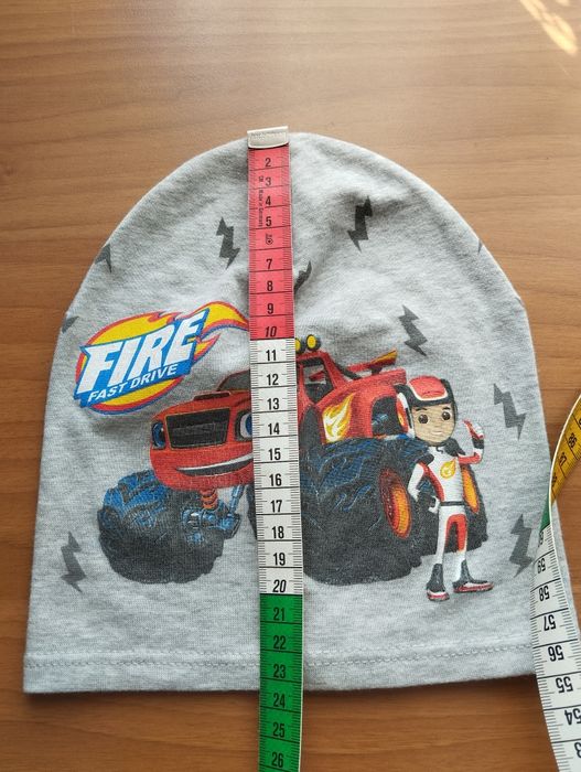 Czapka wiosenna monster truck