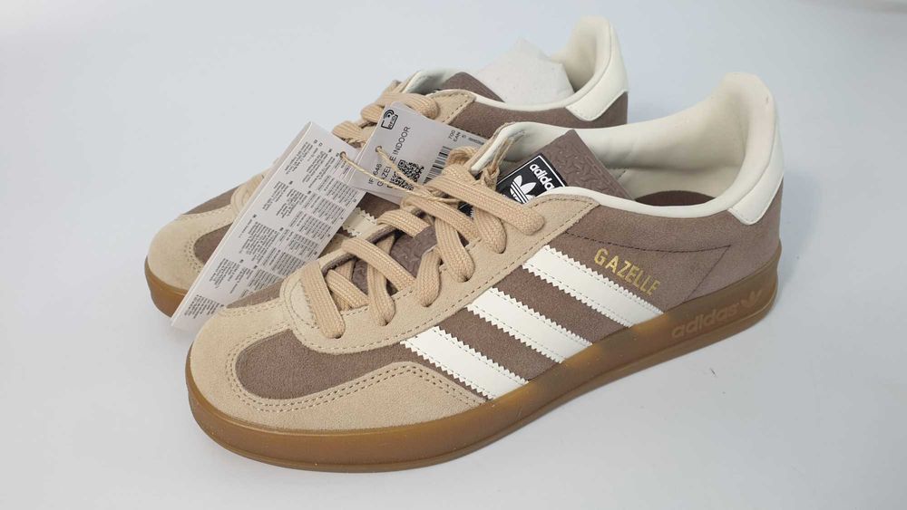 Adidas Gazelle Indoor Earth Brown Strata brązowe rozmiar 38