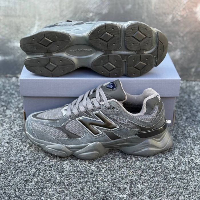 Кросівки осінні-зимові New Balance 9060 Gore-Tex Grey premium | Кроссовки чоловічі