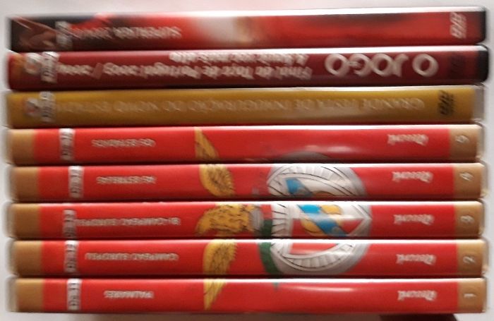 BENFICA - 8 DVD's (originais)