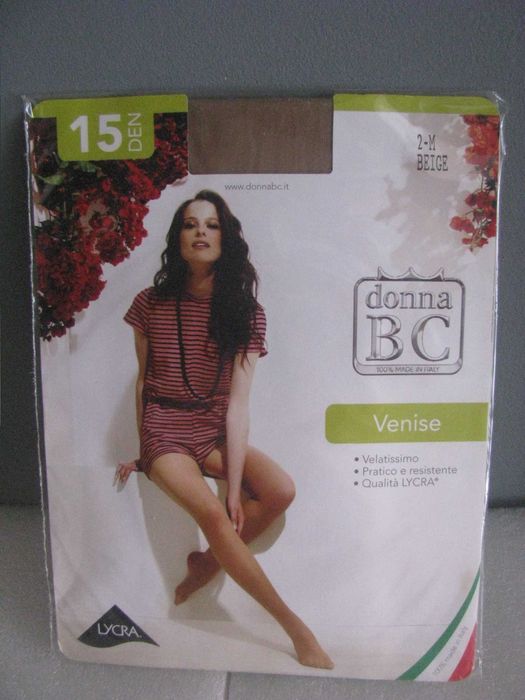 Nowe rajstopy Venise 15 den lycra  Donna BC