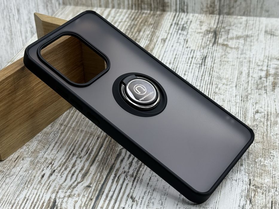 Чехол противоударный на Xiaomi Redmi Note 13/ Note 13 4G  Магнит. Кольцо. Чохол